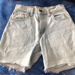 Vintage Levi High Waist Jean Shorts